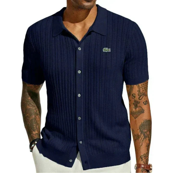 LAC0STE™Chemise classique cintrée pour homme