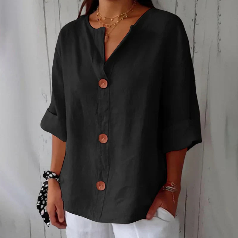 Mistral™ | Clara Linen Blouse