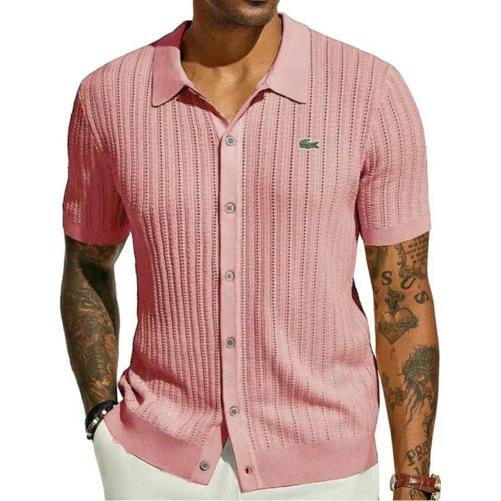 LAC0STE™Chemise classique cintrée pour homme