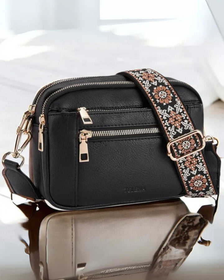 Avene| Sac à Bandoulière en Cuir Élégant pour Femme avec Compartiments Pratiques