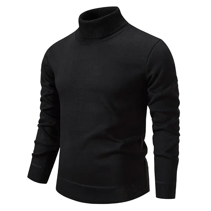 Pull à Col Roulé Classique pour Homme